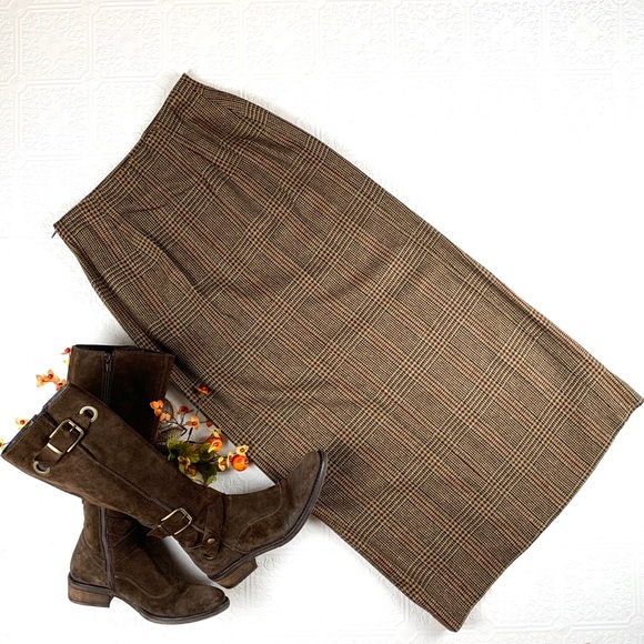 Vintage Breeches Wool/Silk Skirt SZ 6 - Picture 4 of 6